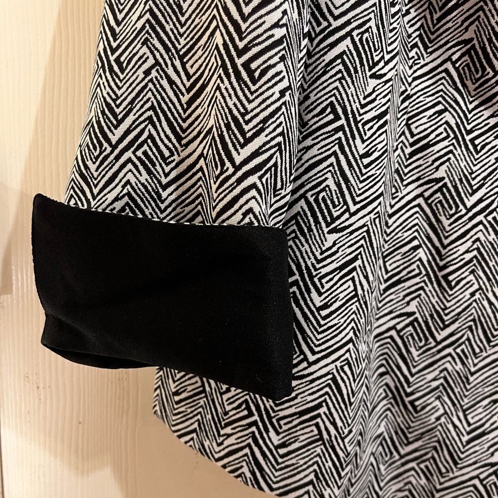 Danillo Geometric Zig Zag Pattern Blazer - image 6